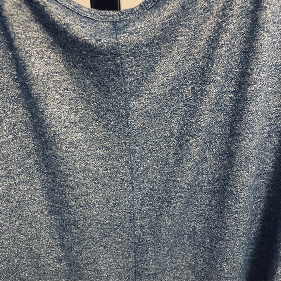 LULAROE High Low SIMPLY COMFORTABLE Blue Tunic Long Tee Mini Dress Womens Large - Picture 12 of 15